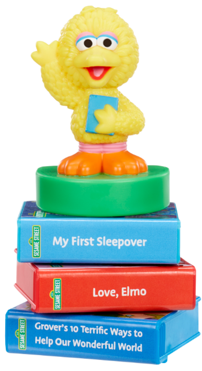 Little Tikes Story Dream Machine Big Bird & Friends Story Collection,  Storytime, Books, Sesame Street, Play Character, Toy Gift Toddlers, Girls  Boys Ages 3+ 